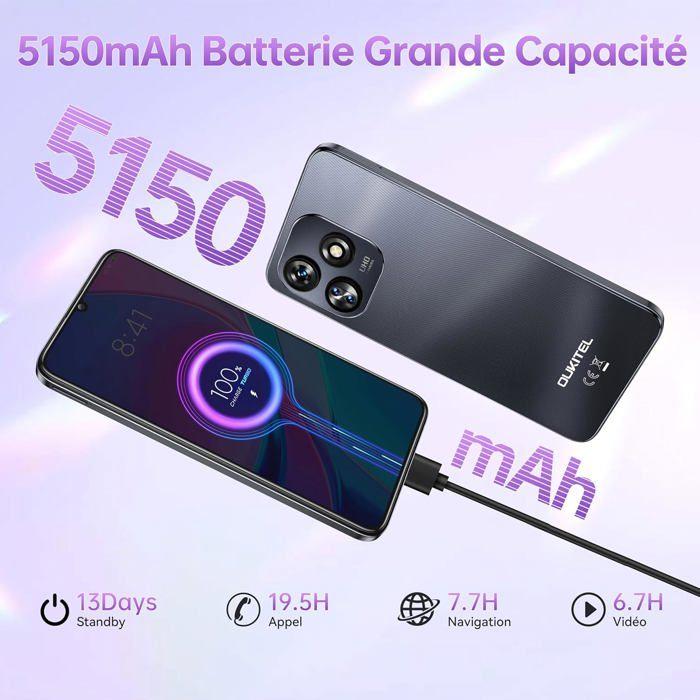 Smartphone - OUKITEL - C51 - 18Go RAM - 128Go - 6.8 Pouces - 5150mAh - Dual SIM - GPS