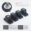 4Pcs Absorbing Vibration Damping Pad Foot Pad Rubber Mount Shock Air Conditioner Bracket  Outdoor