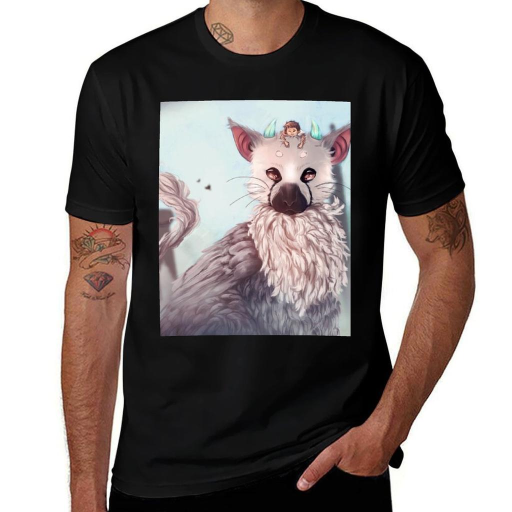 Trico The Last Guardian Tshirt Antiperspiration Workout Top Tshirt