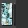 Чехол для Motorola Moto G52 G53 G30 G22 Edge40 G32 G51 G73 G60s G50 Edge 20 Pro 30 Lite G71 Чехол для телефона Цветной Мрамор