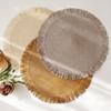 Paper Heat Resistant Place Mat with Tassel Bowl Mat Kitchen Accessories Braided Placemat  Kitchen