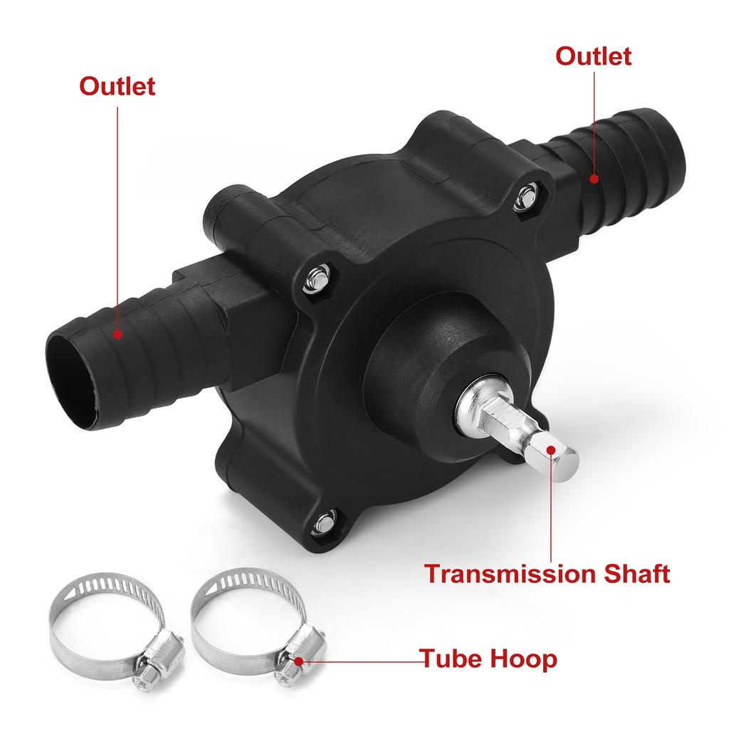 Портативный электрический буровой насос Самовсасывающие перекачивающие насосы Масляный водяной насос