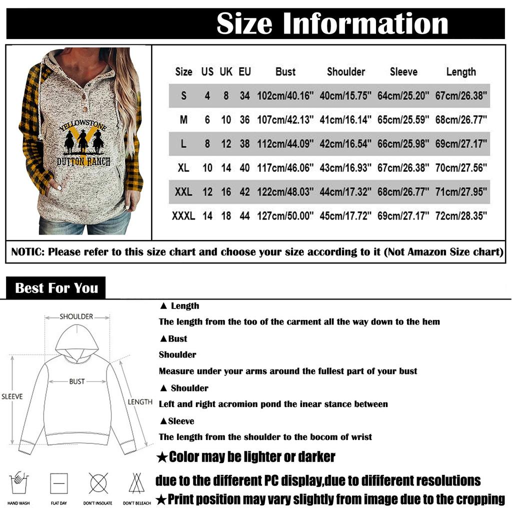 Women's Printed Round Neck Long Sleeve Pullover Casual Sweatshirt