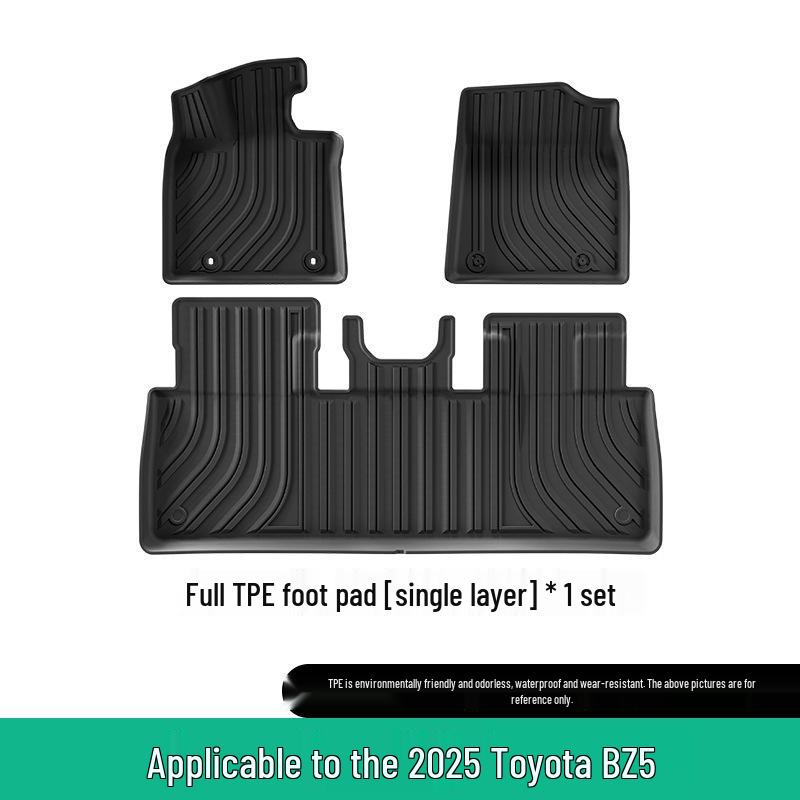 Индивидуальные ТПЭ коврики в салон и багажник для Toyota BZ5 - Устойчивые к пятнам и водонепроницаемые.