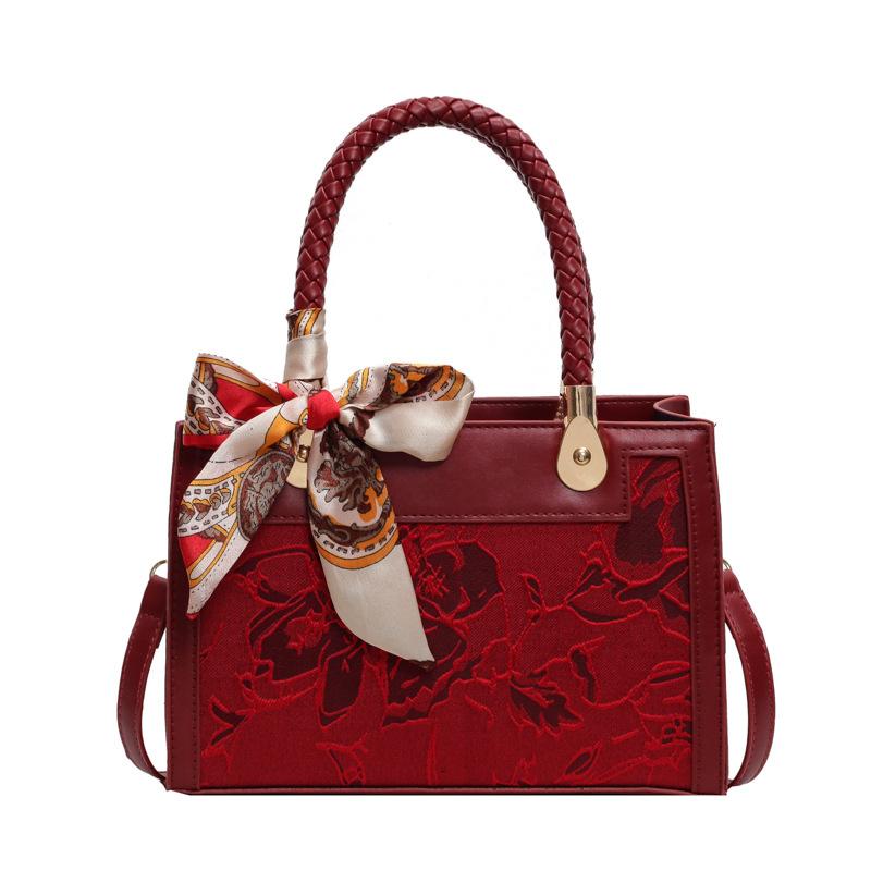 Премиальная красная сумка Princess Diana для женщин 2024 года, новая вместительная свадебная сумка через одно плечо