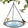 Pet Bird Outdoor Garden Hanging Bird Bath Bird Feeder
