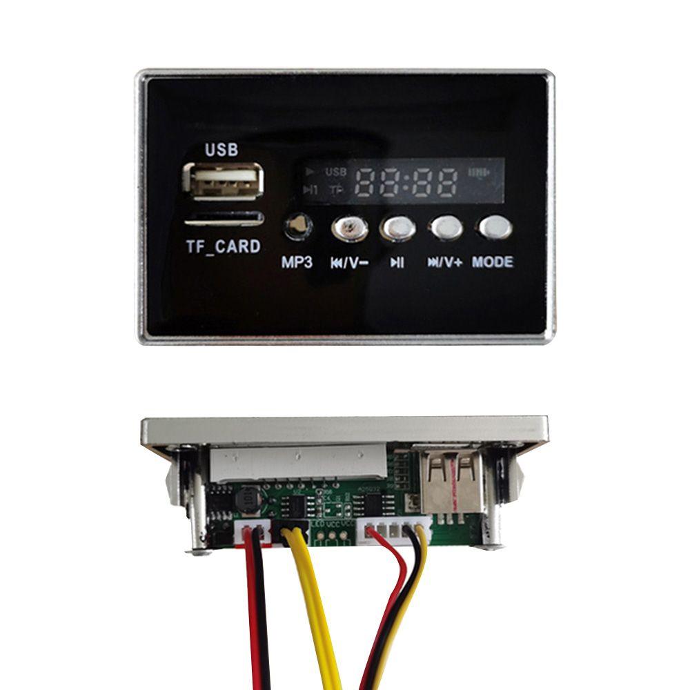 Car 12V With Bluetooth Display Voltage With USB MP3 and TF Card Socket Music Chips Music Player