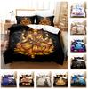 3D Buddha Statue Bedding Set King Queen Down Duvet Cover Pillowcases 2/3pcs Suitable for Indian Style Bed Covers for Buddhist Believers