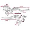 Рычаги тормоза и сцепления для мотоцикла 7/8" 22 мм руль Мотоциклетный главный цилиндр тормоза рычаг сцепления с бачком для скутера спорт внедорожник