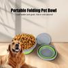 3 Pieces Bowl Sets Portable Picnic Camping Bowl Set Silicone Folding Bowls with Lid Foldable Fruit Salad Bowl Foldable Lunch Box