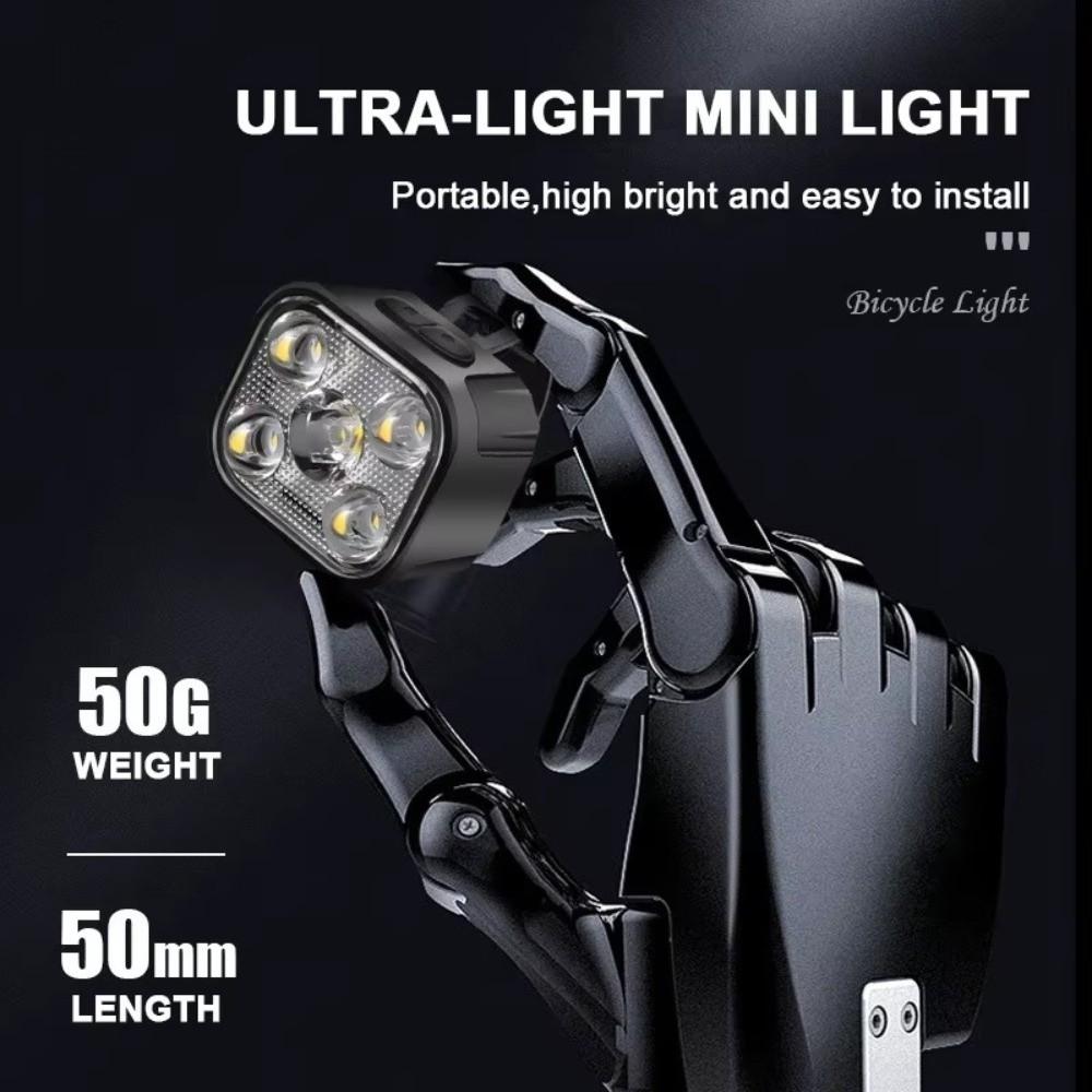 Waterproof Bicycle Front & Rear Light Set Mountain Bike Flashlight Kit Night Commuting Cycling