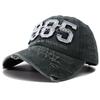 Стритвир Городской Стиль Уличный Надписи Алфавит Хлопок Стирка Кепка Snapback Регулируемая Hop Hip Стежки Вышивка 1985 Мужская Женская Кепка Бейсболка