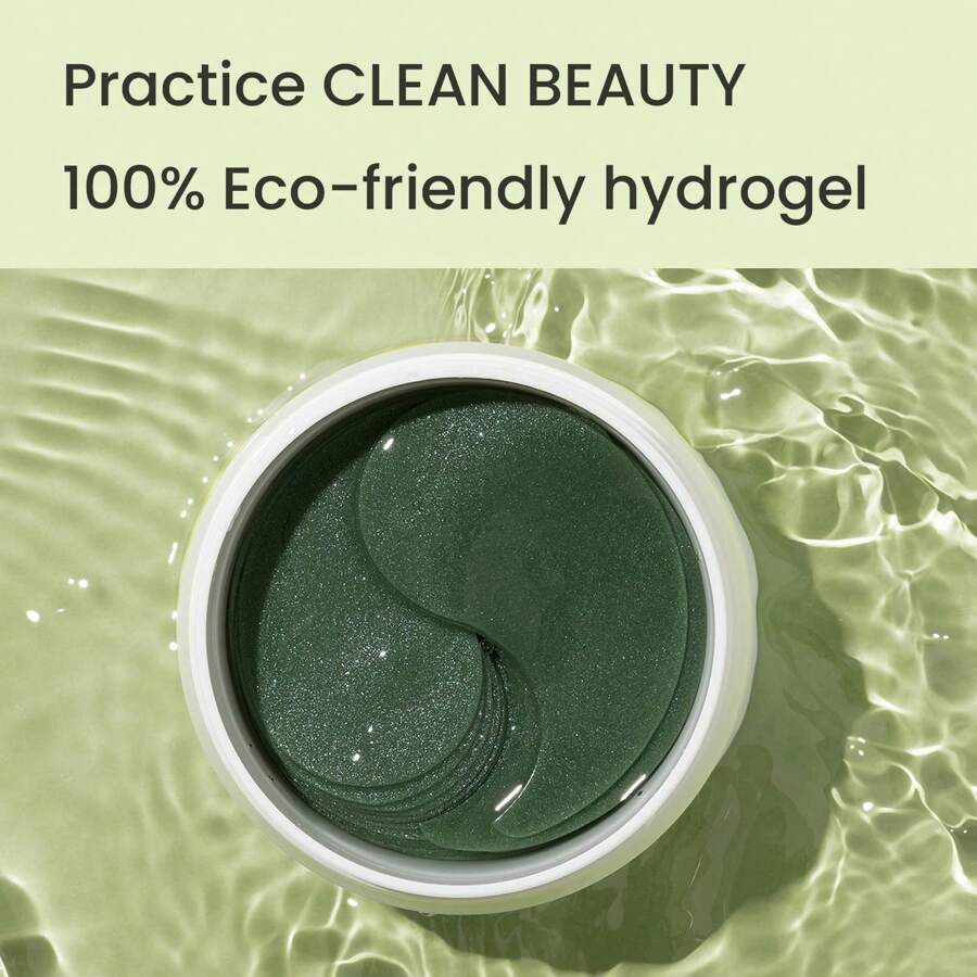 Heimish Патчи гидрогелевые для глаз Matcha Biome 1,4 г(60pcs) - Антивозрастные патчи под глаза, Увлажняющие, Укрепляющие, Успокаивающие и смягчающие маски для глаз с матча