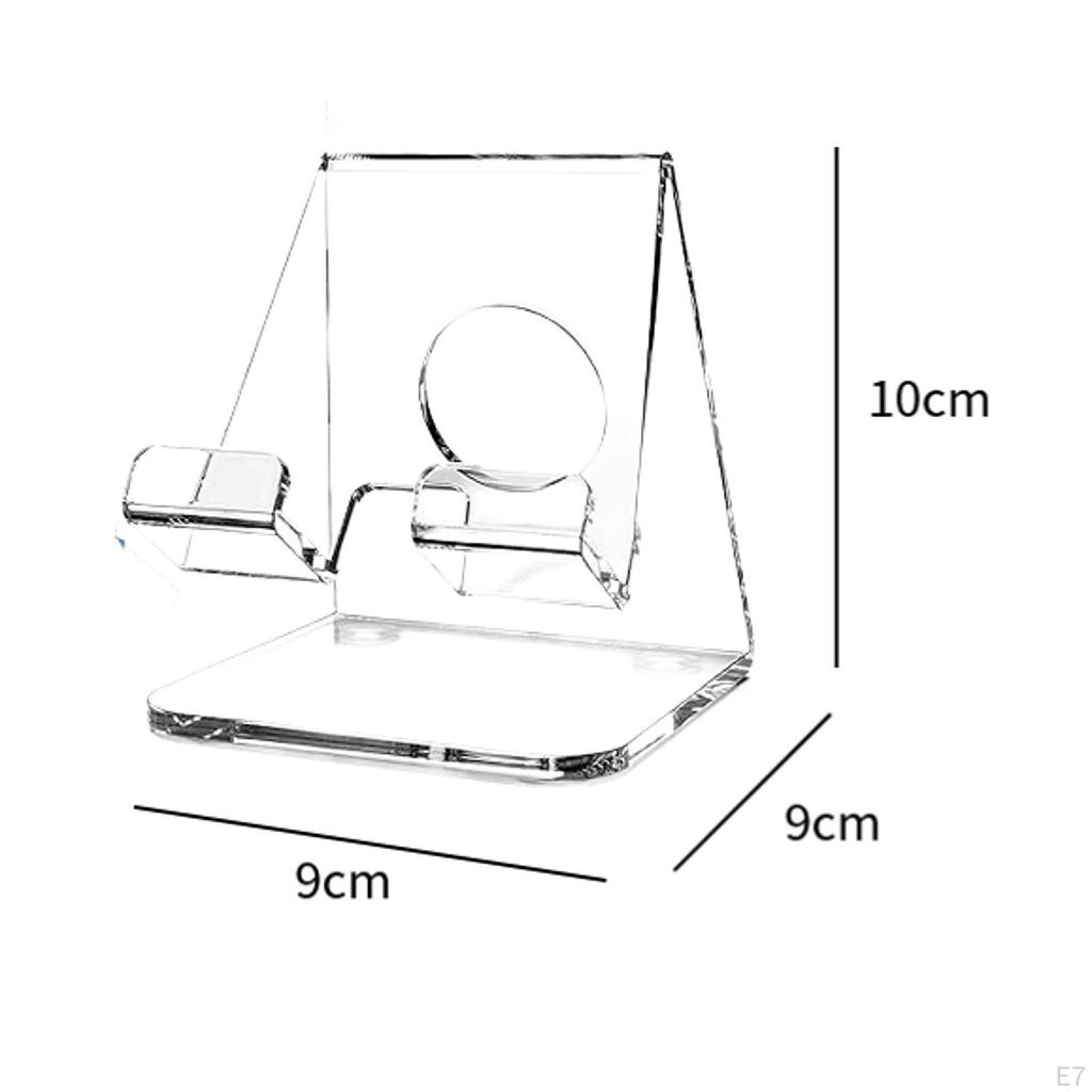 Акриловая подставка для телефона Прозрачная стойка для мобильного телефона Многоцелевой стабильный удобный портативный кронштейн