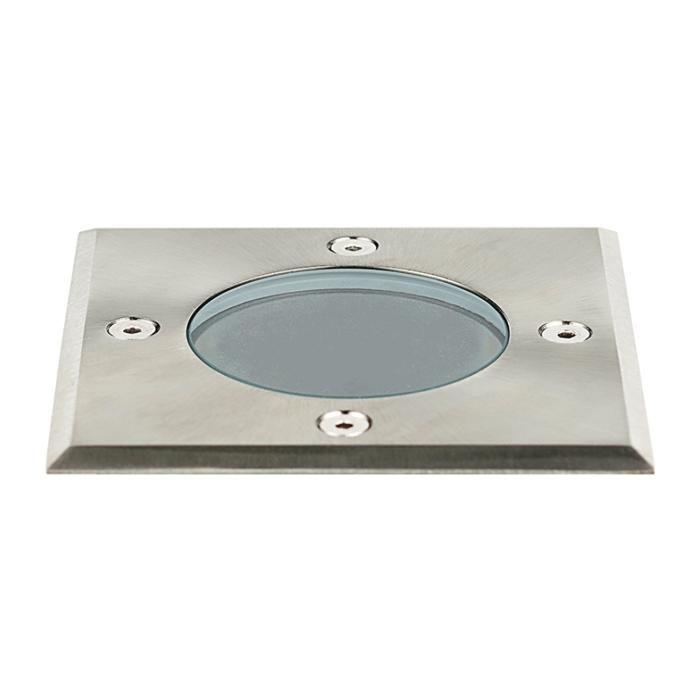 Spot encastrable carré extérieur étanche IP67 35W GU10