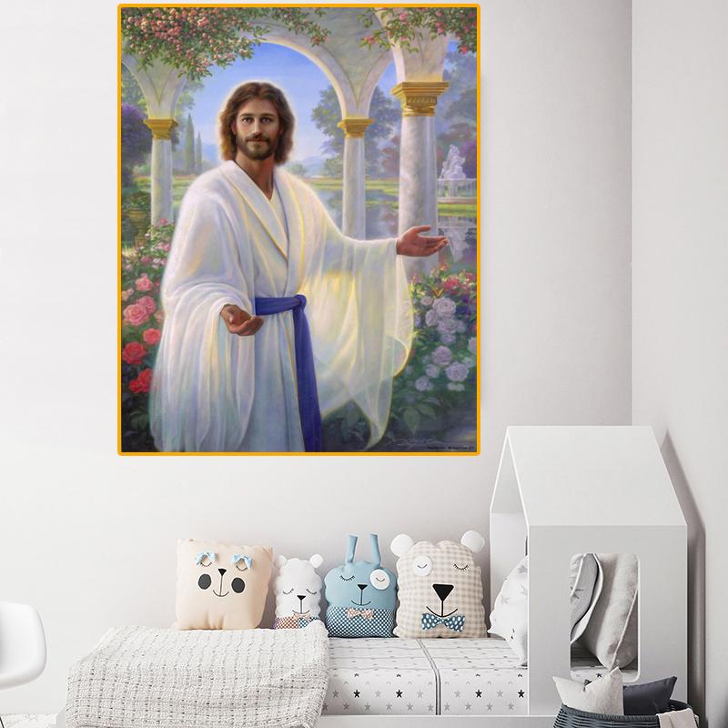 Jesus Christ On Canvas, Posters and Prints, Wall Art Paintings for the Living Room, Home Decor, Wall Printing, Painting Caudros Decora