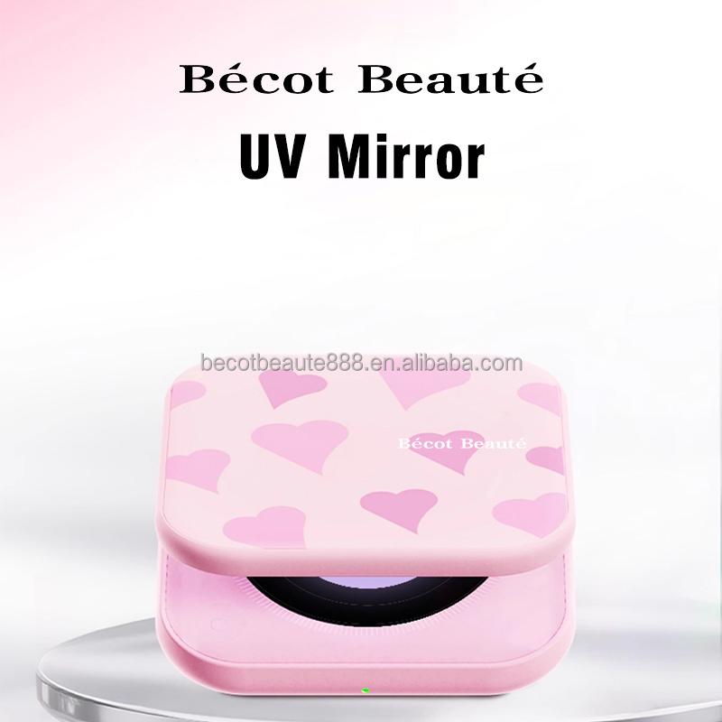 Makeup Mirror Cosmetic UV Mirror with UV Camera Makeup Removal Mirror Sunscreen Sunblock Test Beauty Machine Skin Care Tools