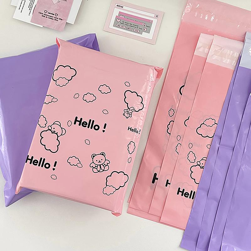 10 шт. курьерская сумка конверт упаковка сумка для доставки водонепроницаемый самоклеящийся пакет почтовые пакеты пластиковый транспортный мешок