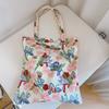 Корейский стиль Цветочная сумка Милые повседневные сумки-тоут Портативная женская сумка через плечо Путешествия/на открытом воздухе