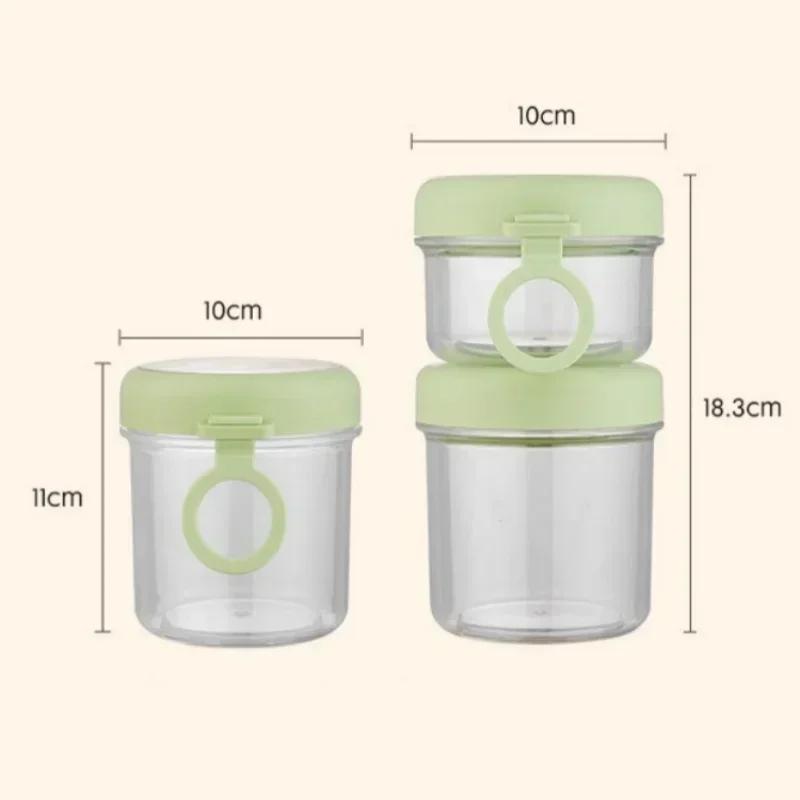 1/2-слойный завтрак фруктовый овсяный йогуртовый салатный стаканчик с ложкой Большая емкость прозрачный фруктовый овощной салат герметичная миска пищевой контейнер