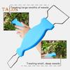 Garden Hand Loop Weeder Gardening Weed Cutter Weeding Scraper Tool Weed Remover Tool for Weeding Loosening Planting