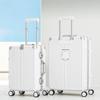 Yongsheng Aluminum Suitcase Set: 20" Cabin, 24" Trolley, 28" Large Capacity, Anti-Fall, with Password Lock