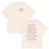 Jul Stade De France Tour  Double Sided Printed T Shirt Unisex Women Clothing Fashion Oversized Tshirt High Quality Cotton Tees