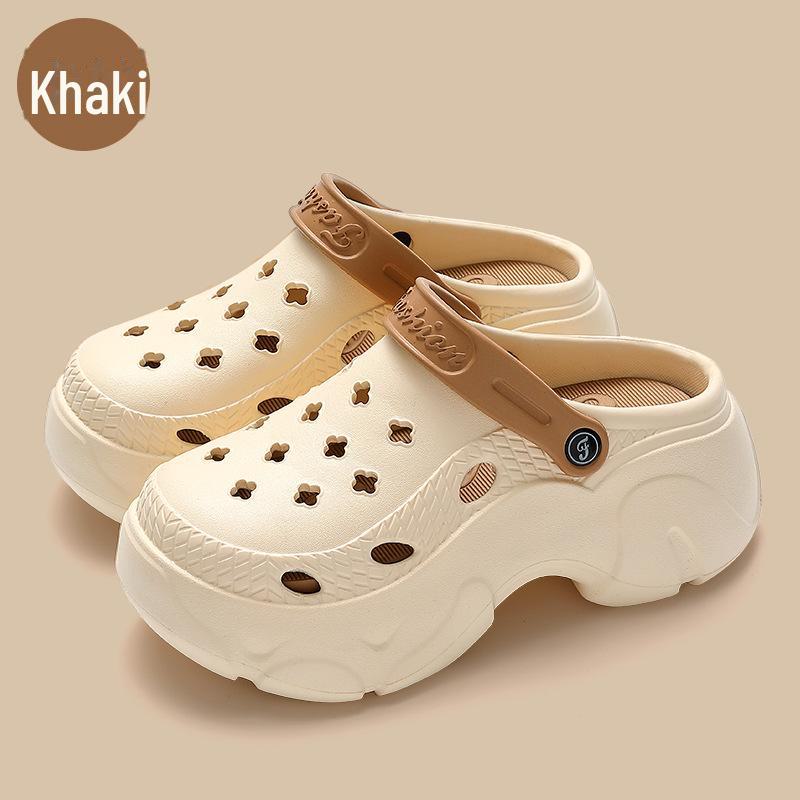 Summer Beach Shoes: Thick-Soled Hole Shoes for Women & Men, Perfect for Indoor and Outdoor Wear