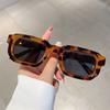 Men Vintage Rectangle Frame Sunglasses Fashion Retro Sun Glasses Luxury Brand Design UV400 Shades Eyewear Women Lentes