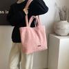 2025 New Plush Soft Waxy Shoulder Bag Underarm Bag Large Capacity Dual-purpose Commuter Portable Tote Bag