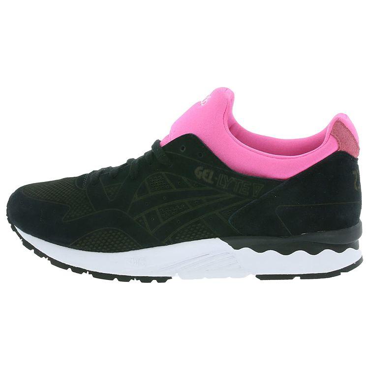 Asics Gel-Lyte 5 Durable Low-Top Lifestyle Sneakers Men Sneakers Black Pink HL506-9090