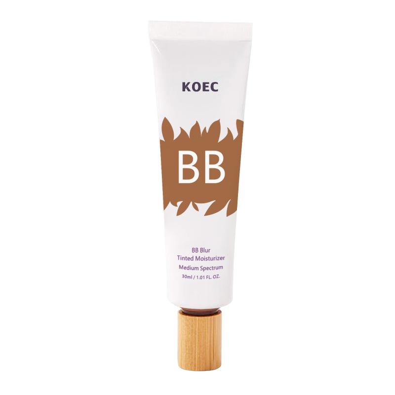KOEC BB Блер Увлажняющее средство с тоном и кисточкой Водостойкая тональная основа Стойкое покрытие Естественный матовый финиш 30 мл