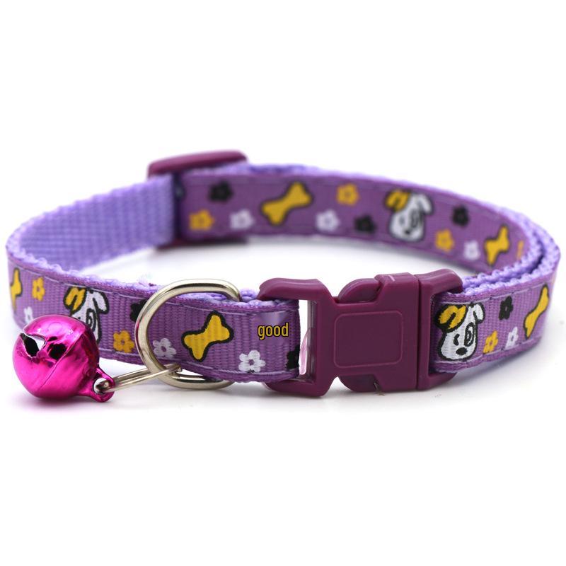 Коллекция костей и цветов Ошейник для собак с колокольчиком для питомцев
