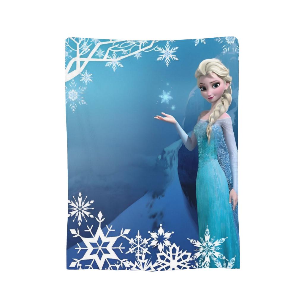 Замороженная Эльза Анна Олаф    Фэнтези Комедия Вязаные Пледы Флис  Супер Теплый Плед для Спальни Дивана Покрывало
