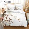3Pcs Duvet Cover Collection 3D Branch Flower Bedding Collection Soft Comfortable Breathable Duvet Cover For Bedroom Guest Room Decor