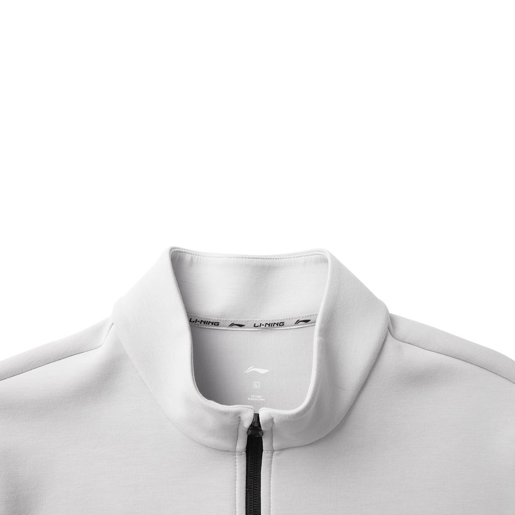 Li Ning Удобная Повседневная Простая Универсальная Спортивная Куртка с Воротником на Молнии Мужские Куртки AWDV935-1