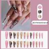 Removable Long Ballet French Manicure Press-On Nails