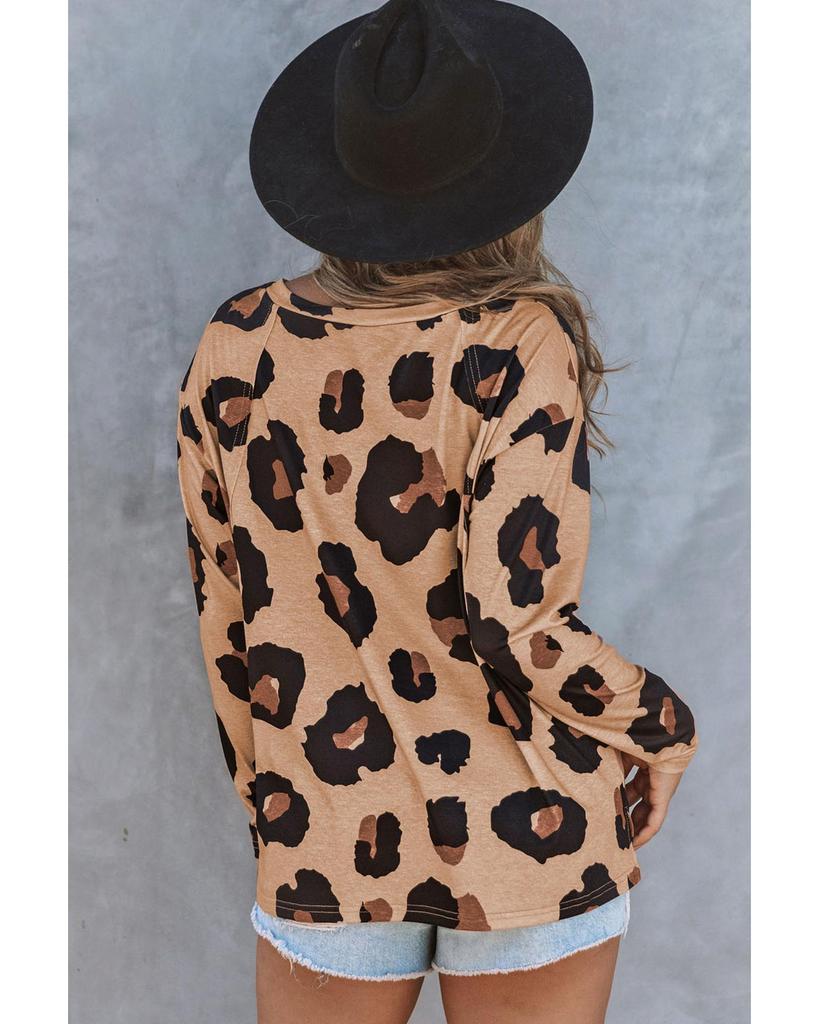 Azura Exchange Свободный топ с длинными рукавами