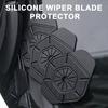 2Pcs Car Wiper Arm Hole Pad Silicone Universal Truck SUV Auto Windshield Wiper Arm Hole Protector Guard Dust Cover Auto Exterior Accessories