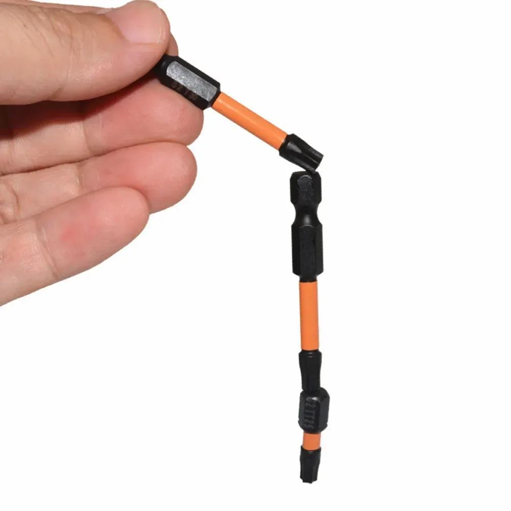 Набор Torx бит 13/26 шт. Защищенные от взлома Torx (звездочка) 1/4" шестигранный хвостовик Быстросменное соединение Для ударной дрели-шуруповерта