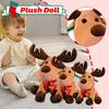 Cartoon Christmas Elk Doll Plush Toy Christmas Foreign Trade Decoration Christmas Eve Christmas Gift