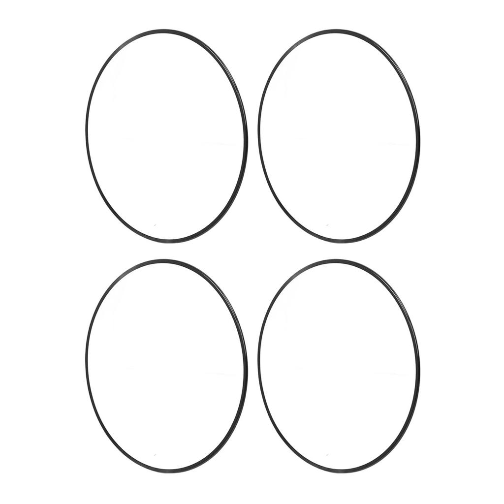 4 Pcs 20 Inch Wheel Rim Protector Scratch Proof Self Adhesive Fashionable Black Wheel Rim Decorative Ring