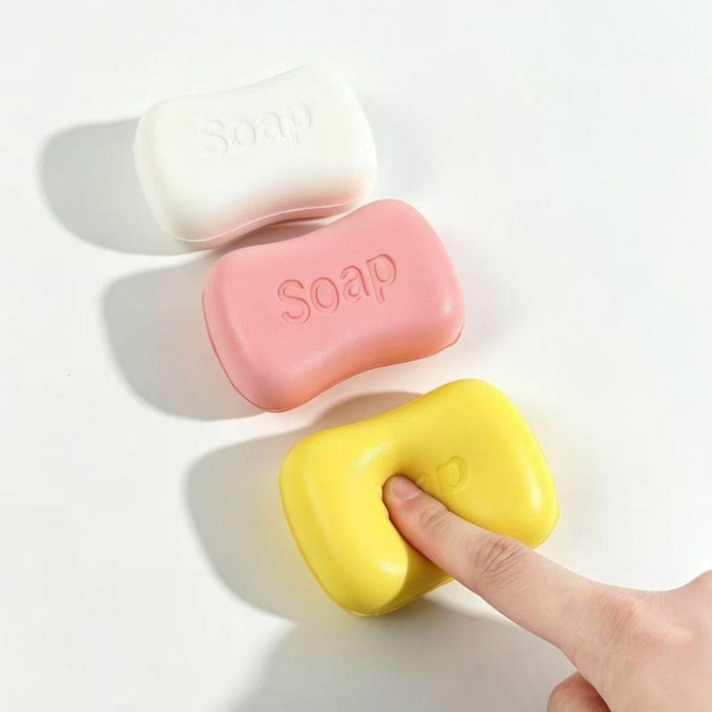 Slow Rebound Squishy Fidget Toy Realistic Soap Shape Sensory Stress Toy  For Kids Adults