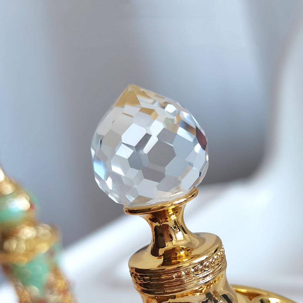 Zinc Zinc Alloy Rhinestone Perfume bottle Essence bottle Empty refillable bottles Makeup sub-bottling