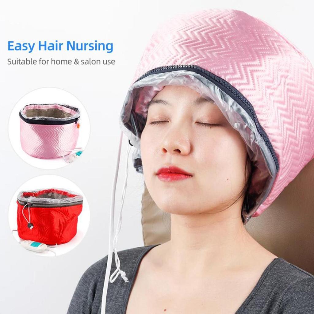 SPA Hair Thermal Treatment Heating Cap Dryers Care Steamer Hat