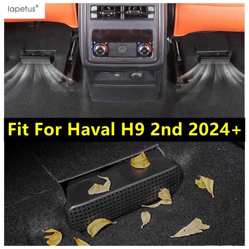 Подходит для Haval H9 2-го поколения 2024 2025 Защитная крышка от пыли для вентиляционного отверстия кондиционера под сиденьем Автомобильные аксессуары для интерьера