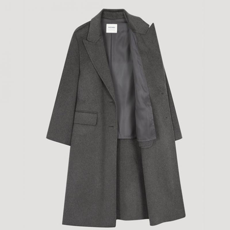  She S miSS шерстяное пальто ручной работы с двумя пуговицами Swhcto42020 Ch