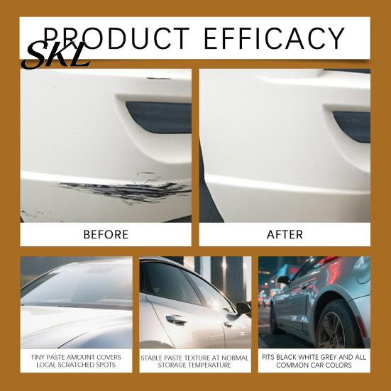 Car Scratch Remover Auto Paint Remover, 120ml Wax, Vehicle Restoration Polishing Compound, Easy & Agent for Shine Surface Polish