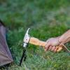Camping Hammer Portable Tent Awning Stake Nail Puller Heavy Duty Tent Stake Remover Steel Tent
