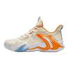 Детские Воздушные Удобные Универсальные Амортизирующие Прочные Низкие Баскетбольные Кроссовки Детские Баскетбольные Кроссовки Молочно-Белые Оранжевые A312421106-3